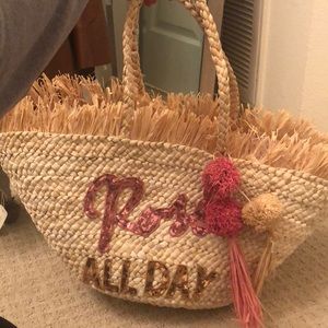 rose all day beach bag